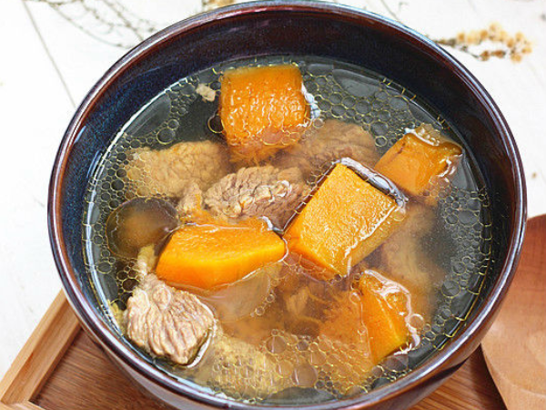 南瓜牛肉湯