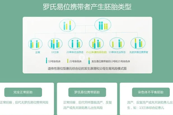 羅氏易位患者6個胚胎只有1個正常