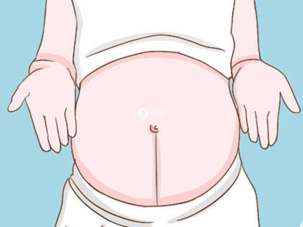 看孕婦肚臍來判斷生男生女