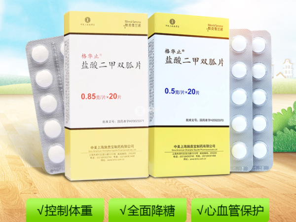 糖尿病要配合醫生服用格華止緩釋片