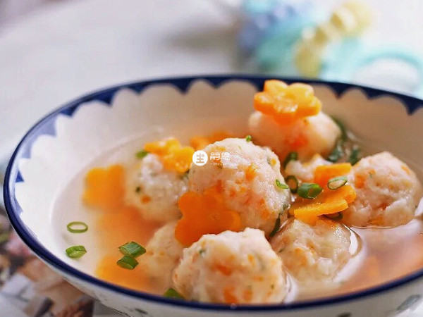 玉米蝦丸面