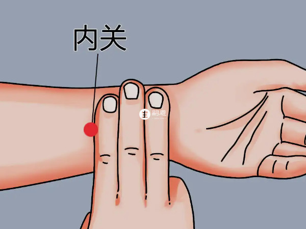 缓解孕吐常按摩内关穴